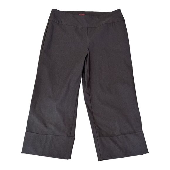 Lisette-L Pants - LISETTE L PANT-ALON Women's High Waist Cropped Capri Trouser Pants Gray Size 4